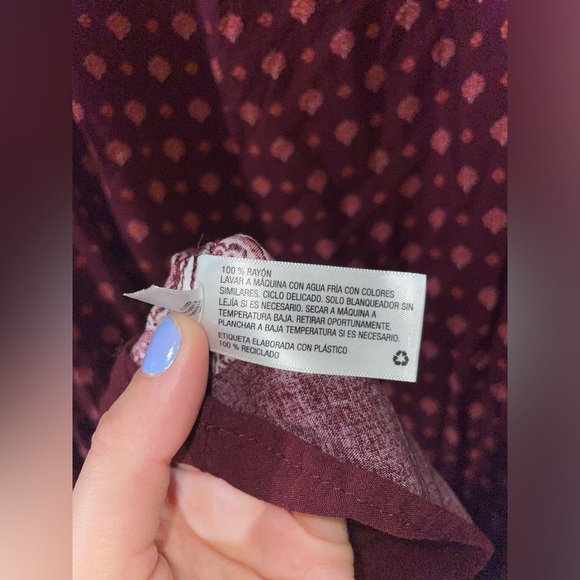 Knox Rose Sangria Red Women’s XXL Cold Shoulder Dress - Picture 4 of 6